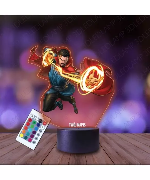 Lampka Nocna 3D LED LAMP z Nadrukiem Marvel Doctor Strange