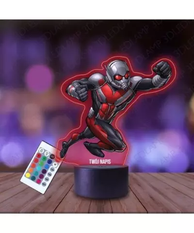 Lampka Nocna 3D LED LAMP z Nadrukiem Antman