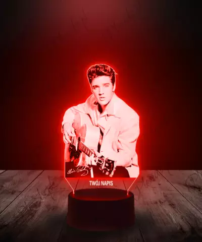 Lampka LED 3D Elvis Presley