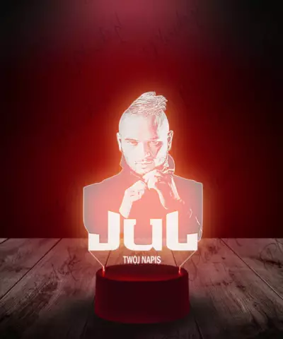 Lampka LED 3D Piosenkarz Jul Raper - 3