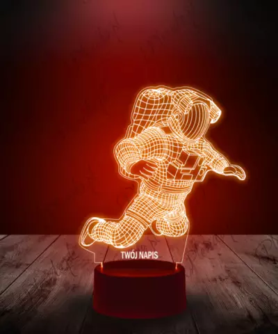 Lampka LED 3D Plexido Kosmonauta Kosmos - 3