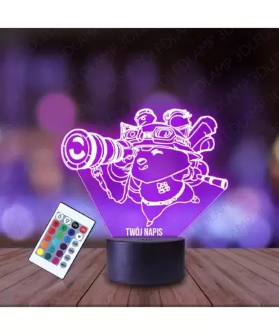 Lampka Nocna 3D LED LAMP Teemo LoL
