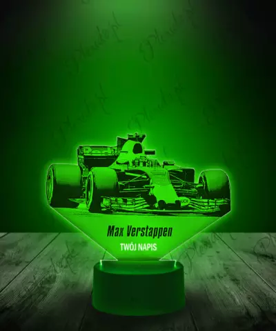 Lampka LED 3D Plexido Verstappen Formuła 1