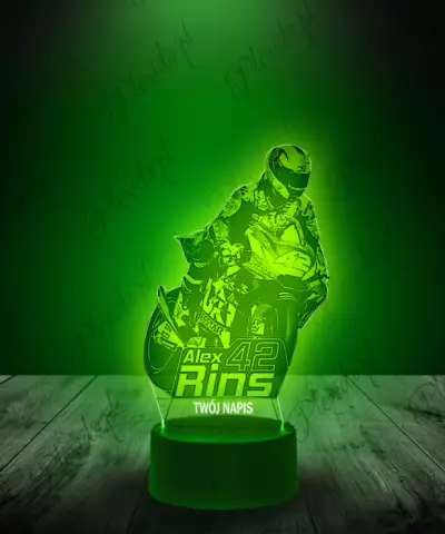 Lampka LED 3D Plexido Alex Rins MotoGP