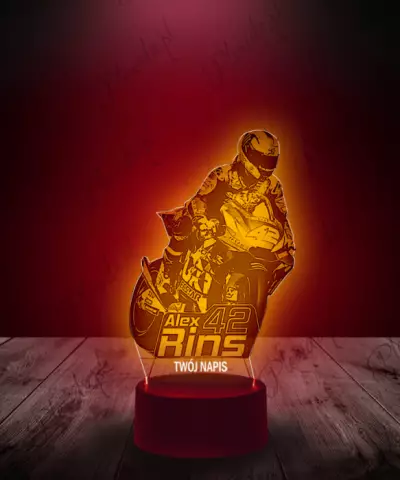 Lampka LED 3D Plexido Alex Rins MotoGP