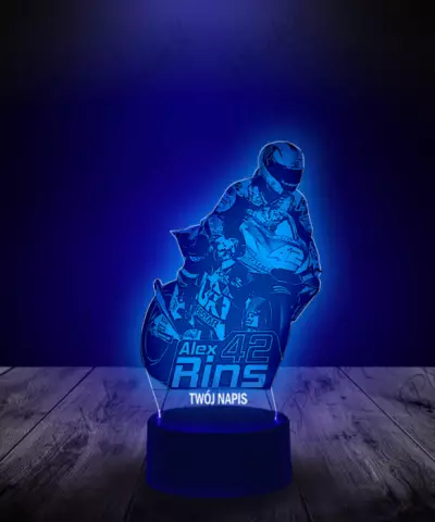 Lampka LED 3D Plexido Alex Rins MotoGP