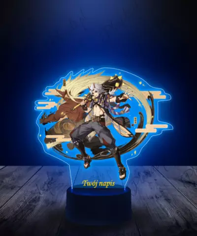 Lampka LED Plexido z Nadrukiem Genshin Impact Arataki