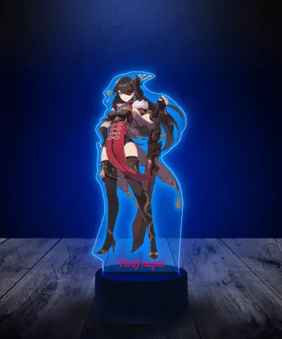 Lampka LED Plexido z Nadrukiem Genshin Impact Beidou