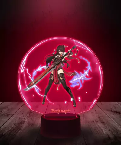 Lampka LED Plexido z Nadrukiem Genshin Beidou