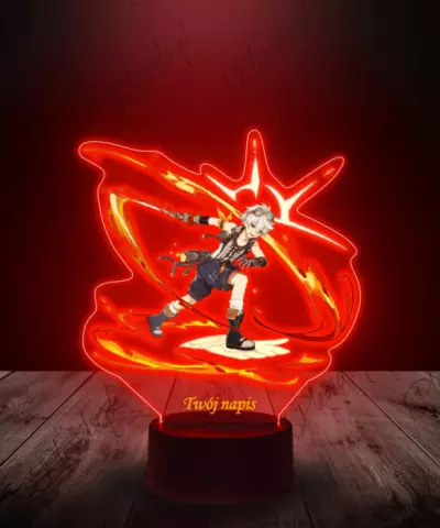 Lampka LED Plexido z Nadrukiem Genshin Impact Benett