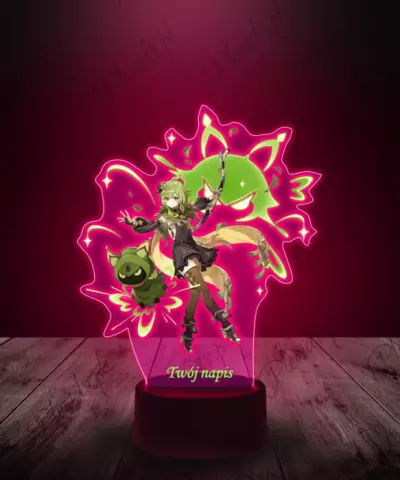 Lampka LED Plexido z Nadrukiem Genshin Impact Collei