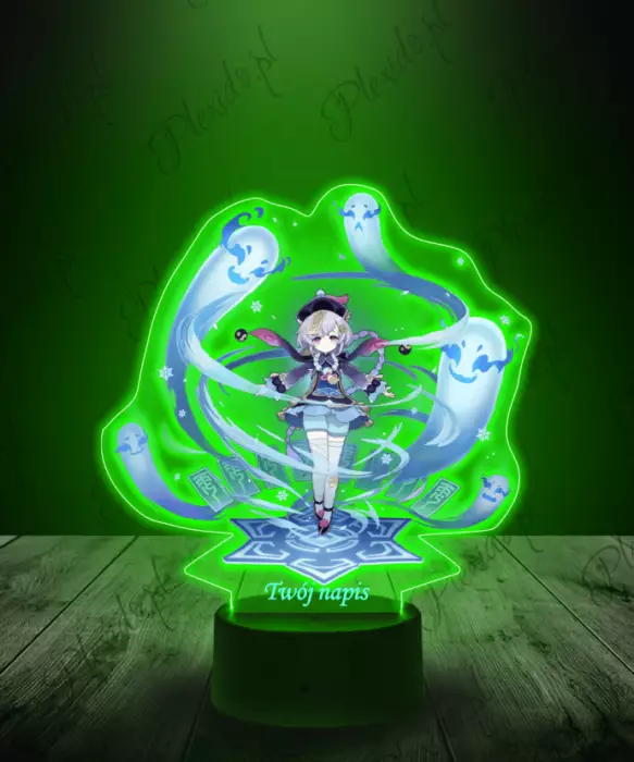 Lampka LED Plexido z Nadrukiem Genshin Impact Qiqi