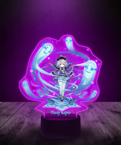 Lampka LED Plexido z Nadrukiem Genshin Impact Qiqi
