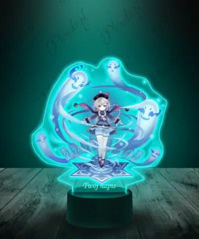 Lampka LED Plexido z Nadrukiem Genshin Impact Qiqi