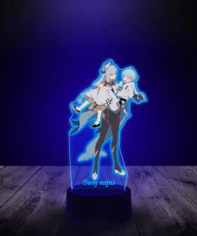 Lampka LED Plexido z Nadrukiem Shenhe Genshin Impact