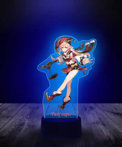 Lampka LED Plexido z Nadrukiem Genshin Impact Yanfei
