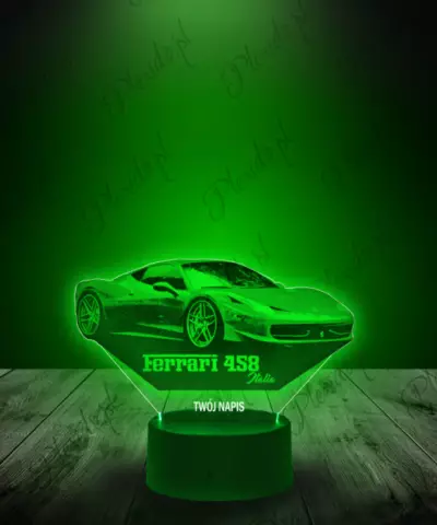 Lampka LED 3D Plexido Auto Ferrari Italia