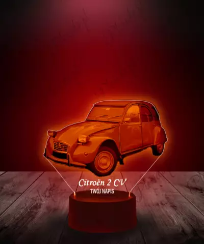 Lampka LED 3D Plexido Auto Citroen 2 CV