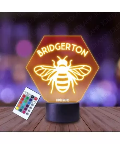 Lampka Nocna 3D LED LAMP Bridgerton