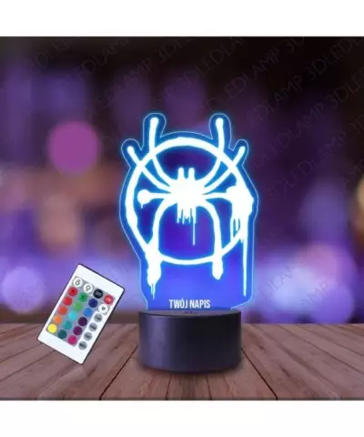 Lampka Nocna 3D LED LAMP Spider-Man Uniwersum Pajęczyna
