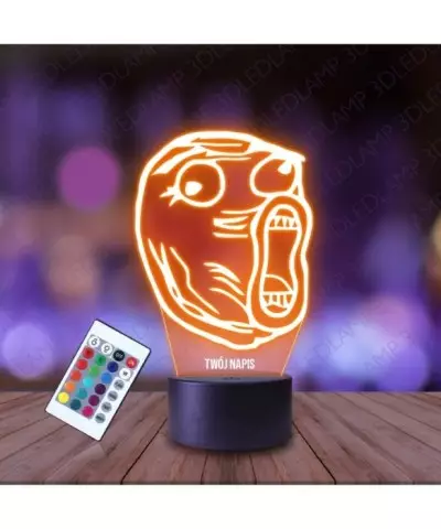 Lampka Nocna 3D LED LAMP LOL Mem