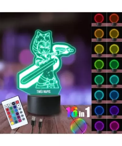 Lampka Nocna 3D LED LAMP Ahsoka Star Wars