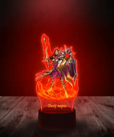 Lampka LED Plexido z Nadrukiem League of Legends Leona