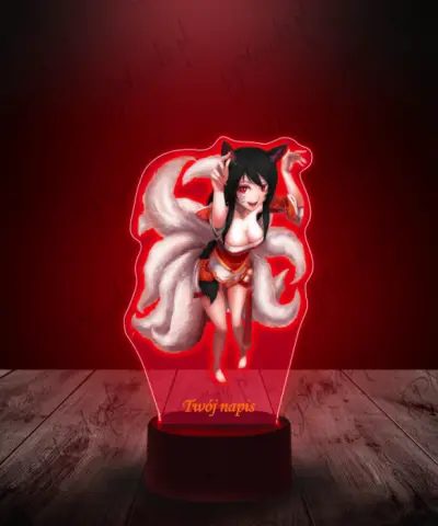 Lampka LED Plexido z Nadrukiem League of Legends Ahri