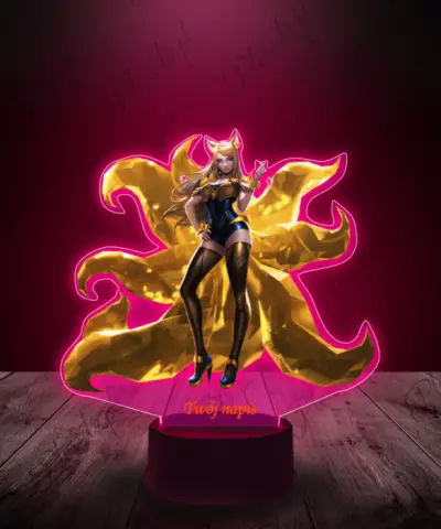 Lampka LED Plexido z Nadrukiem League of Legends Ahri KDA