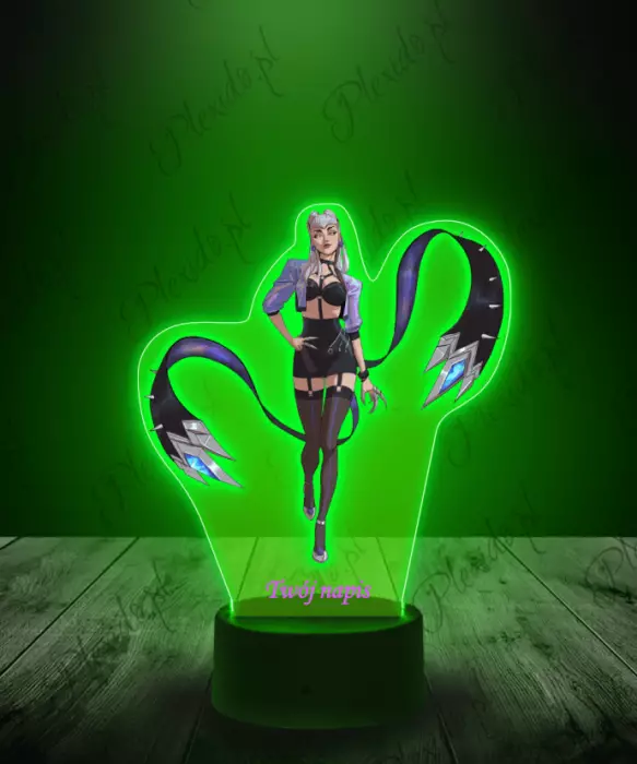 Lampka LED Plexido z Nadrukiem League of Legends Evelynn KDA