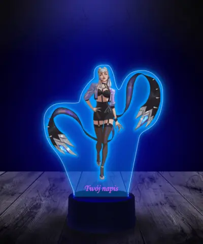 Lampka LED Plexido z Nadrukiem League of Legends Evelynn KDA