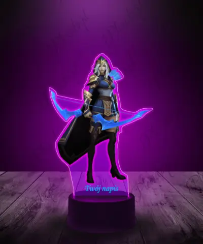 Lampka LED Plexido z Nadrukiem League of Legends Ashe