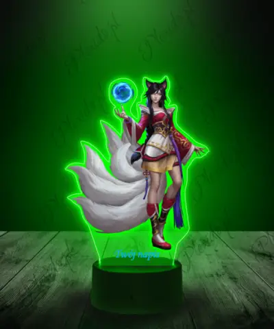 Lampka LED Plexido z Nadrukiem League of Legends Ahri Kula