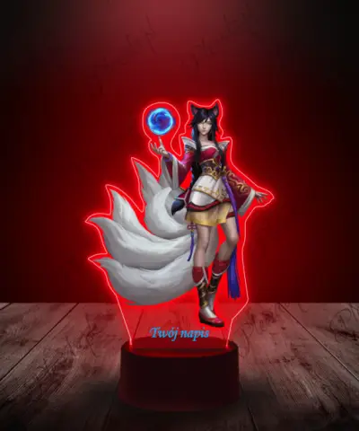 Lampka LED Plexido z Nadrukiem League of Legends Ahri Kula