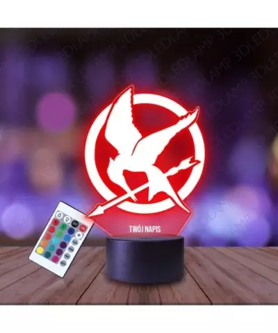 Lampka Nocna 3D LED LAMP Igrzyska Śmierci