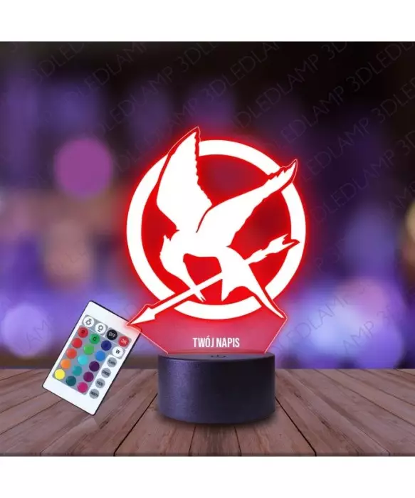 Lampka Nocna 3D LED LAMP Igrzyska Śmierci