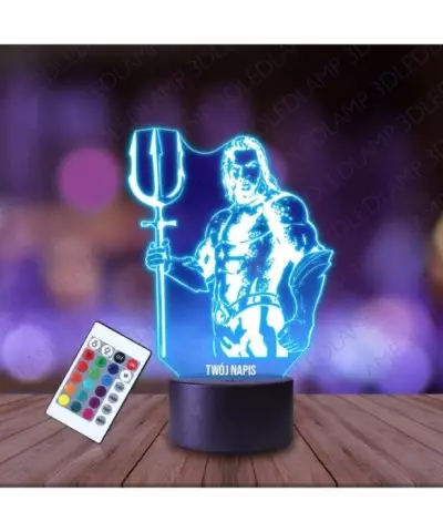 Lampka Nocna 3D LED LAMP Aquaman