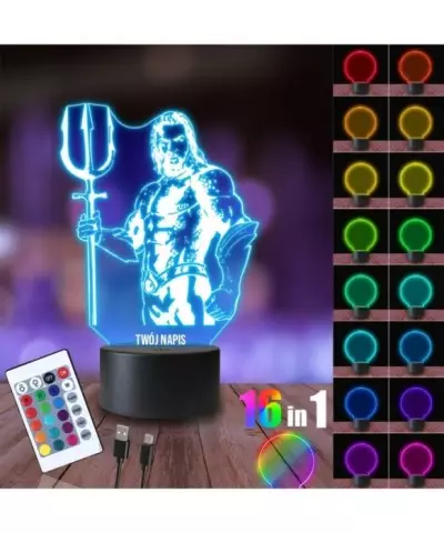 Lampka Nocna 3D LED LAMP Aquaman
