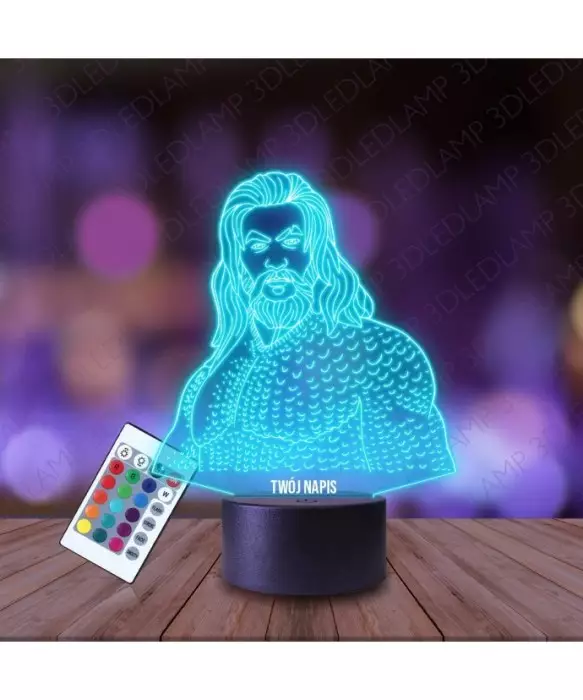 Lampka Nocna 3D LED LAMP Aquaman DC Comics