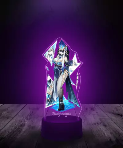 Lampka LED Plexido z Nadrukiem Genshin Impact Mirror - 3