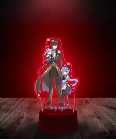 Lampka LED Plexido z Nadrukiem Genshin Impact Keqing - 2