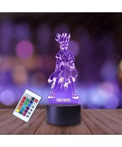 Lampka Nocna 3D LED LAMP Dr. Stone Senku Ishigami