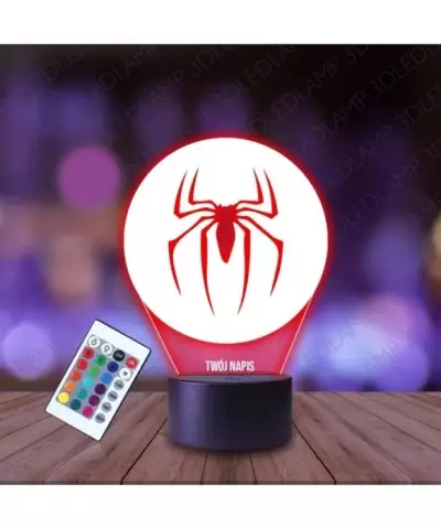 Lampka Nocna 3D LED LAMP Spiderman Uniwersum