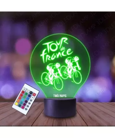 Lampka Nocna 3D LED LAMP Kolarstwo Rowery Tour de France