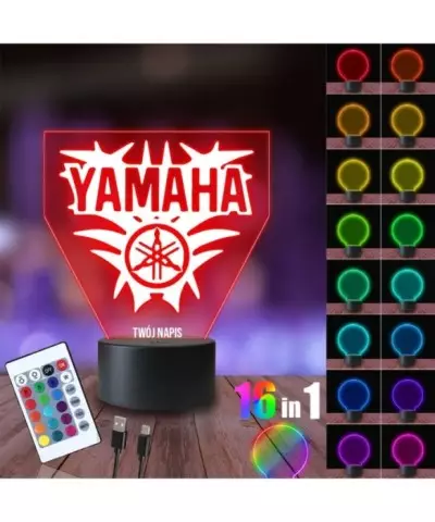 Lampka Nocna 3D LED LAMP Logo Yamaha