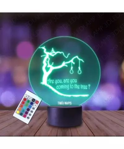 Lampka Nocna 3D LED LAMP Igrzyska Śmierci Film