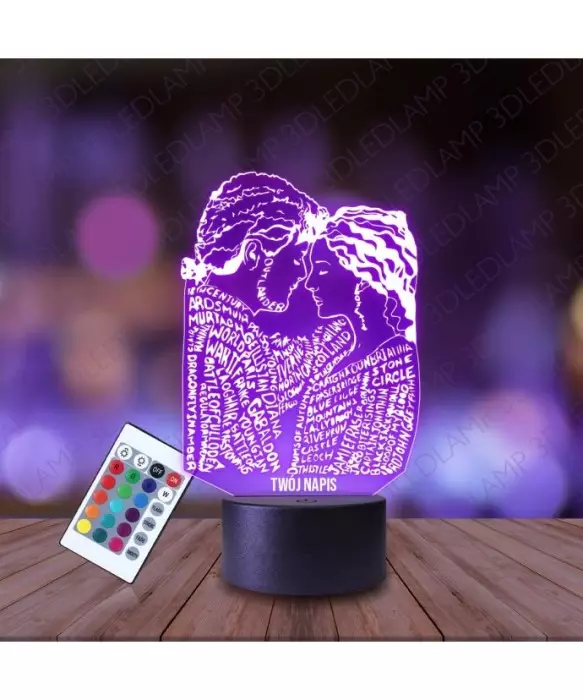 Lampka Nocna 3D LED LAMP Outlander Para