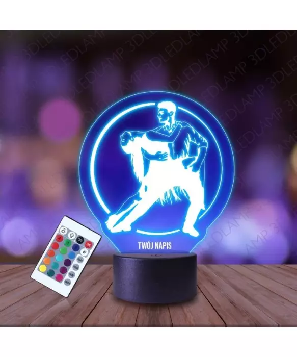 Lampka Nocna 3D LED LAMP Taniec Towarzyski Mistrzostwa