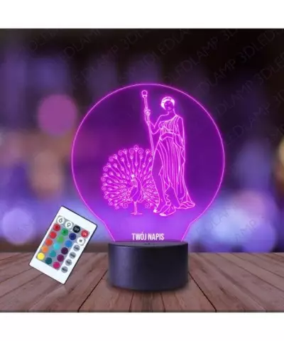 Lampka Nocna 3D LED LAMP Hera Bogini