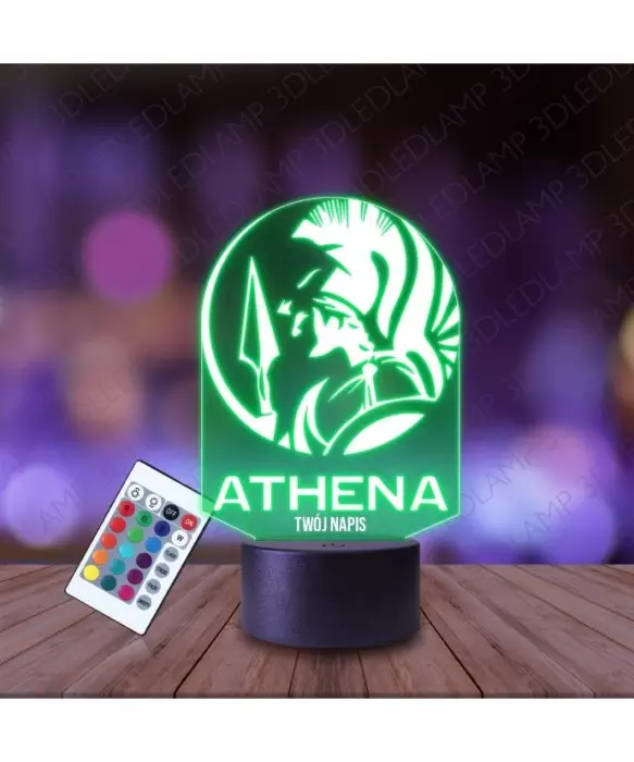 Lampka Nocna 3D LED LAMP Atena